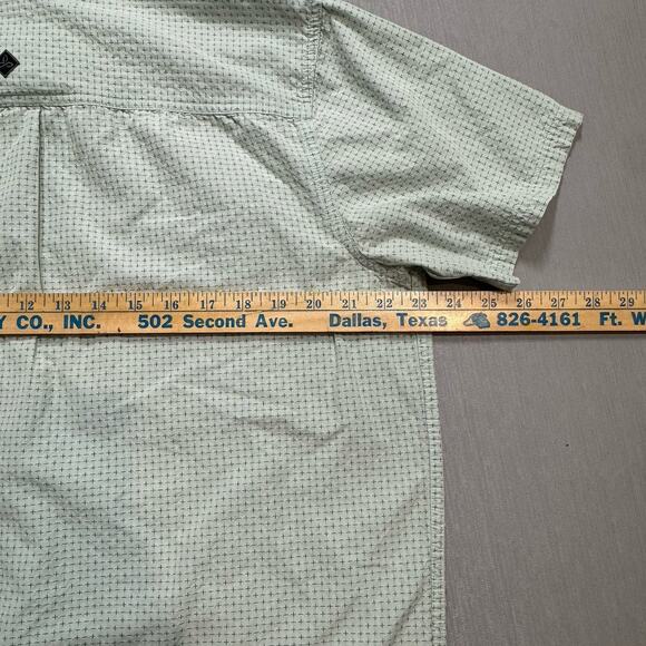 PrAna Short Sleeve Button Down Shirt Business Classic Climbing Men Large Hiking - Picture 7 of 9